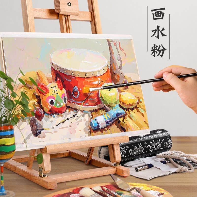Giz de água pintado à esquerda, arte única, giz de água dedicado, pincel acrílico, caneta aquarela, pacote único, giz de