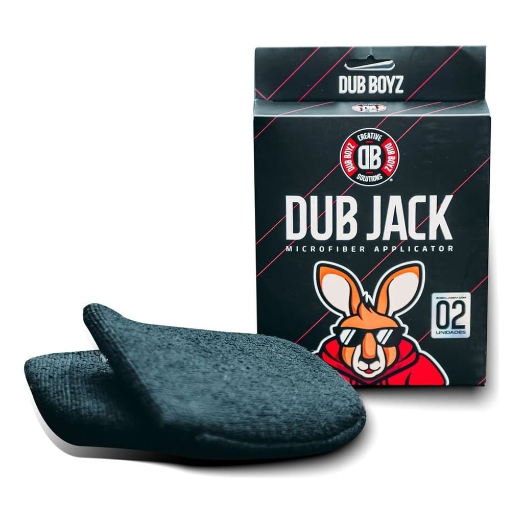 Aplicador de Microfibra Dub Jack Unidade Aplicador para Cera, Selante Produtos Automotivos Dub Boyz