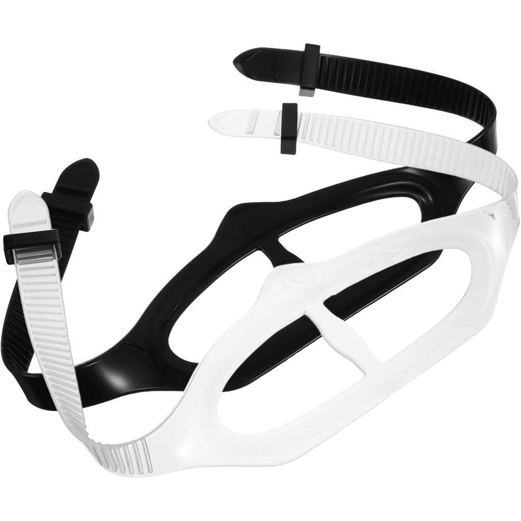 Máscara de mergulho de silicone SHINEI de 2 peças, adequada para óculos de natação, confortável de usar, tamanho univers