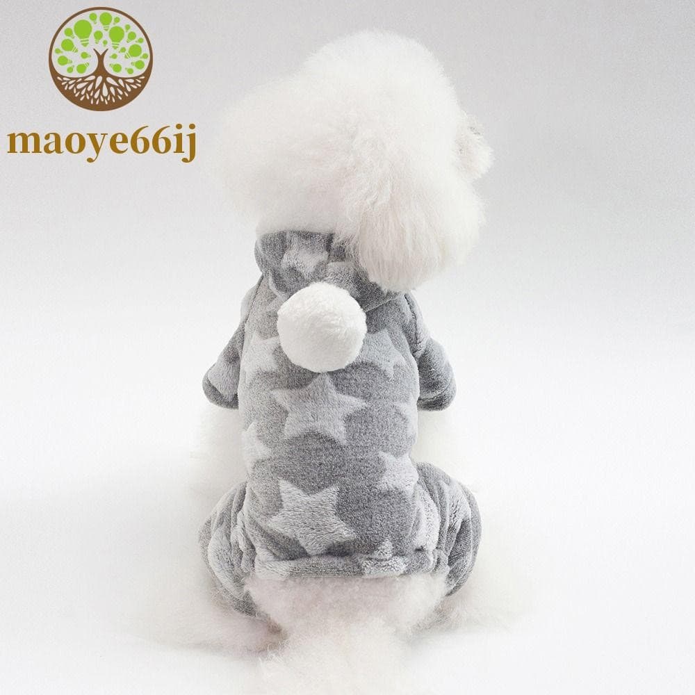 Macacão de veludo para cães MAOYE66, pijama macio e grosso de quatro patas para animais de estimação, casaco KMYD