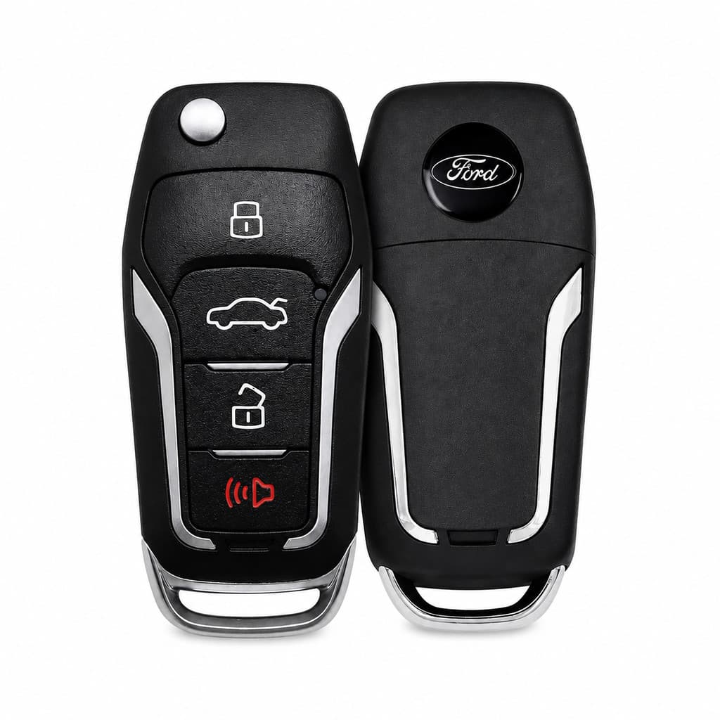 Chave Canivete P/ Alarme Original Ford Ka Fiesta EcoSport 3 e 4 Botões