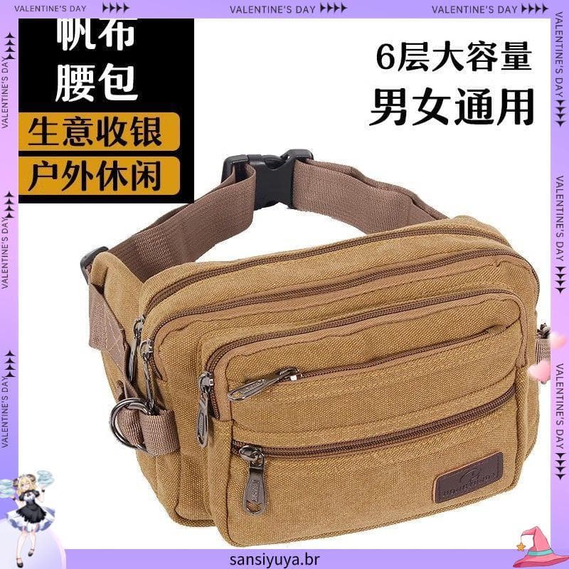 1332 pessoas coleção bolsa de cintura de lona masculina multifuncional bolsa de ferramentas de grande capacidade local d