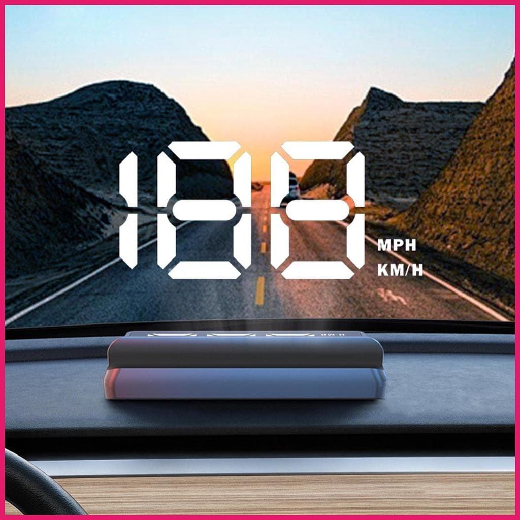 Heads Up Display Grande Fonte Plug & Play Brilho Ajustável Auto Ligar/Desligar Head-Acessórios Do Carro Para terkibr
