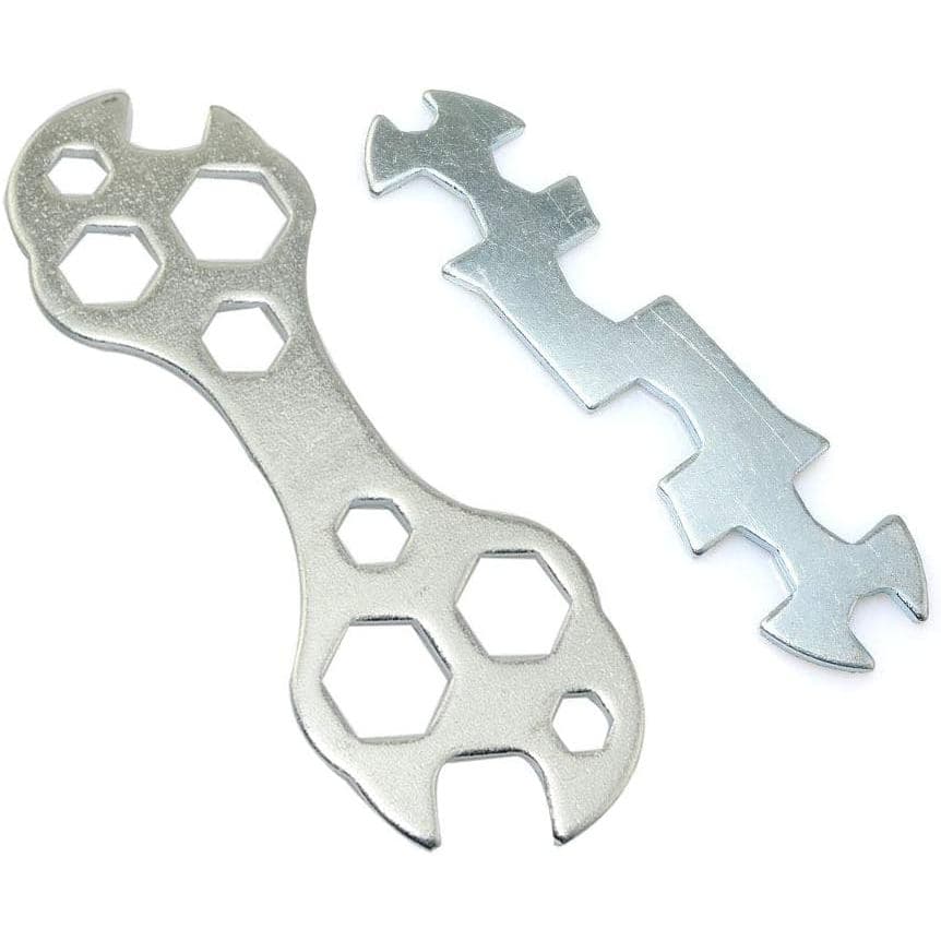 2 Pçs Aço Galvanizado Multi-Buraco Ciclo De Bicicleta Mountain Bike Chave Portátil Multifuncional Ferramenta De Reparo
