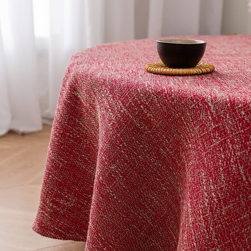Toalha de mesa japonesa coreana de imitação de algodão e linho, toalha de mesa retangular doméstica, tapete de mesa de c