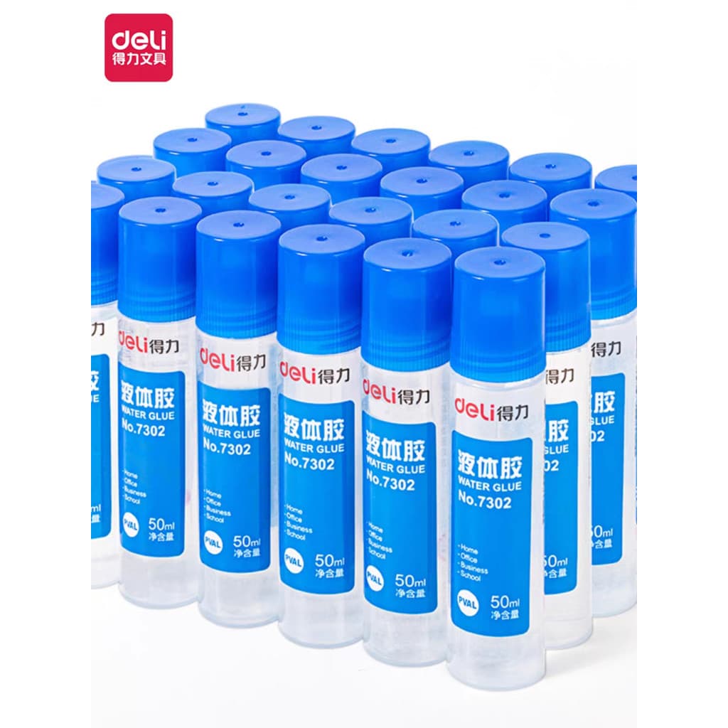 Deli Office Papelaria Material de Escritório Cola Líquida 7302 Médio 50ML Cola de Escritório
