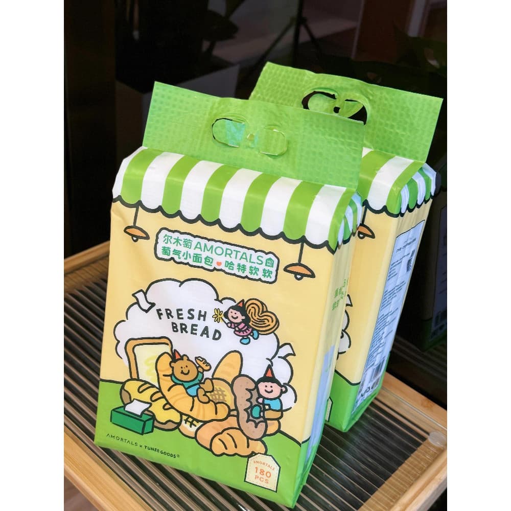 Ermu uva novo estilo TUNEE pão pequeno Co-marca toalha de rosto pendurado removível Extra grosso macio pele-amigável