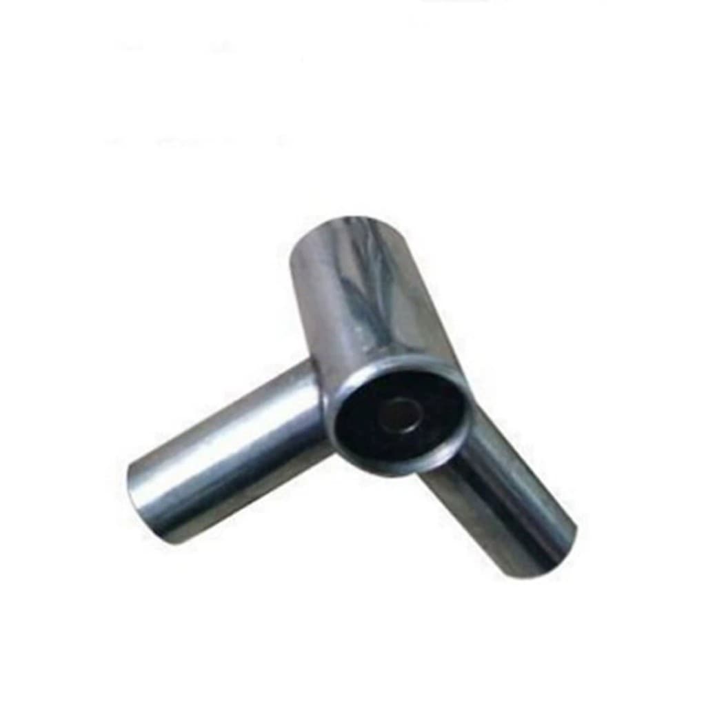 Acessórios de aço inoxidável de três vias Rede mosquiteira Diâmetro interno 25 * 17 * 17mm Tipo espessado Um conjunto Sh