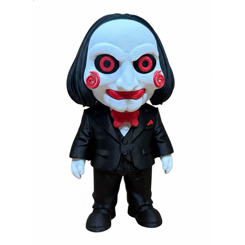 Boneco Jigsaw 12cm – Jogos Mortais – Terror Colecionável em Impressão 3D PLA