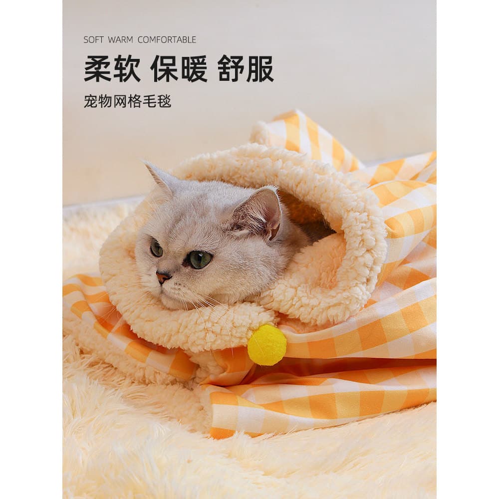 Cobertor para gatos, cobertor para animais de estimação, tapete de dormir para cães, tapete de chão, maca de gato, colch