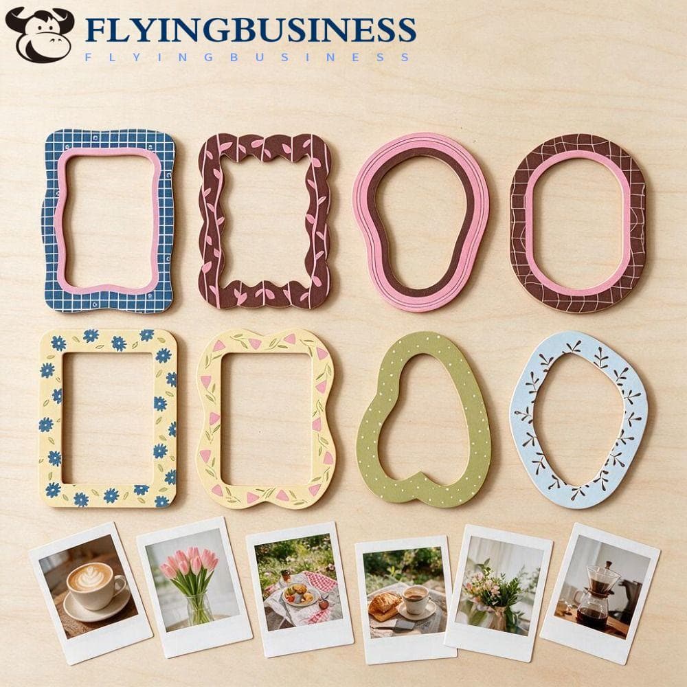 FLYINGBUSINESS 8 Pcs Moldura De Gabinete , Conjunto De Foto Reutilizável Removível , Decorativa
