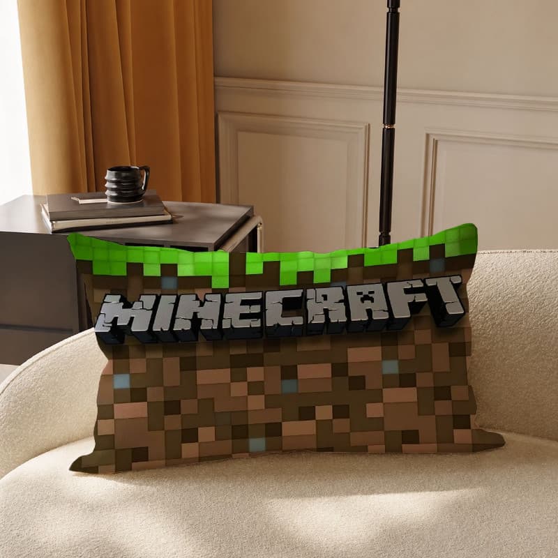 Minecraft Game Merchandise Fronha Almofada 30 * 50 Capa de sofá retangular 40 * 60 Capa de almofada para carro