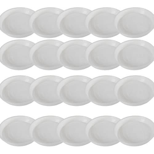 300 Bases Pratos De Plástico Para Vaso Tamanho G Pozzani