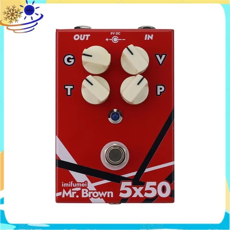[Le's Shop] Substituição Do Pedal De Efeitos De Guitarra Para Som Marrom De Alto Ganho