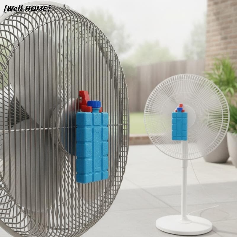 [Well HOME] 4 Unidades De Clipes De Caixa De Gelo De Ventilador Fixação De Saco Reutilizáveis De Alta Resistência Univer