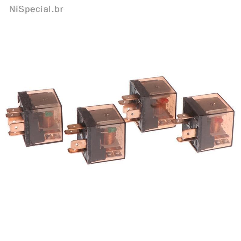 [Nis] Relé Automotivo À Prova D'água 12/24V 80A 4/5Pin SPDT Dispositivo De Controle De Carro Relés [BR]