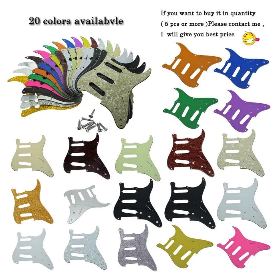 🔥 Placa Anti-risco para Guitarra 🔥 VENDA QUENTE Pickguard para Guitarra Placa de Proteção para Guitarra Fanta Guitarra