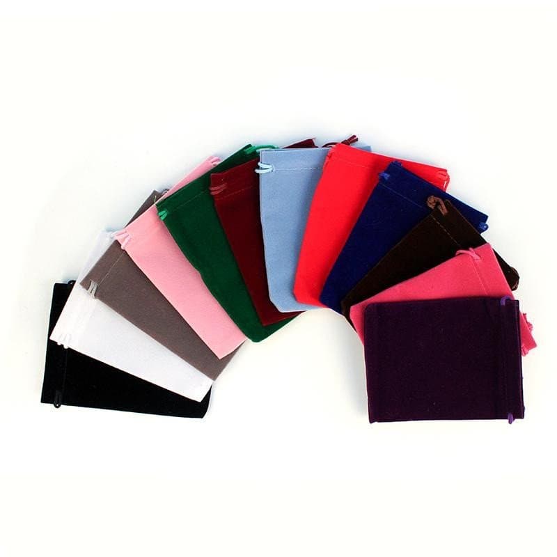 Bolsa de veludo colorida para guardar dados de RPG, joias, moedas e presentes.