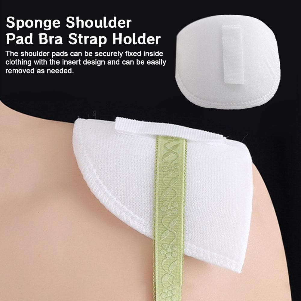 1 Par Antiderrapante Esponja Almofada De Ombro Sutiã Cinta Titular Unisex Espuma Almofadas Para D5F5