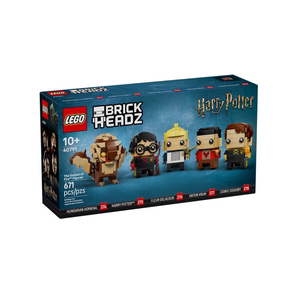 Lego Brick Headz 40791 - Figuras do Cálice de Fogo Harry P.