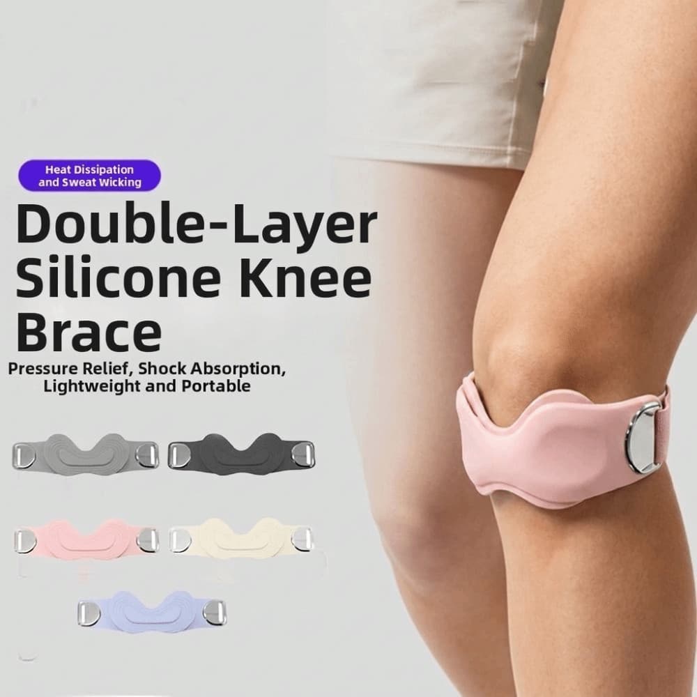 MXFASHIONE Patela Belt Joelheiras , Joelheira Esportiva Ajustável Com Absorção De Choque , Proteção Fixa