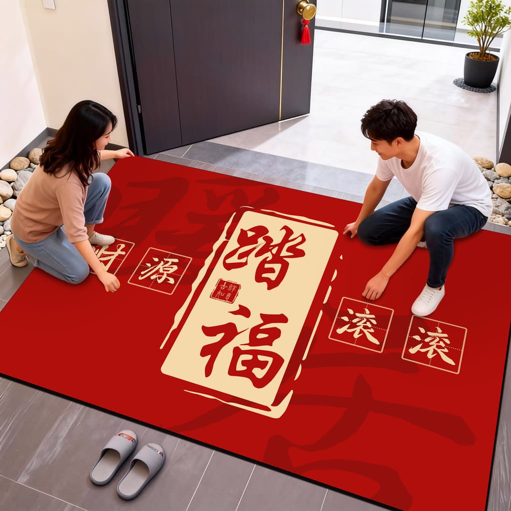 [Novos produtos] Tapetes de porta de entrada e saída Porta de entrada segura Tapetes antiderrapantes para pés Tapete de
