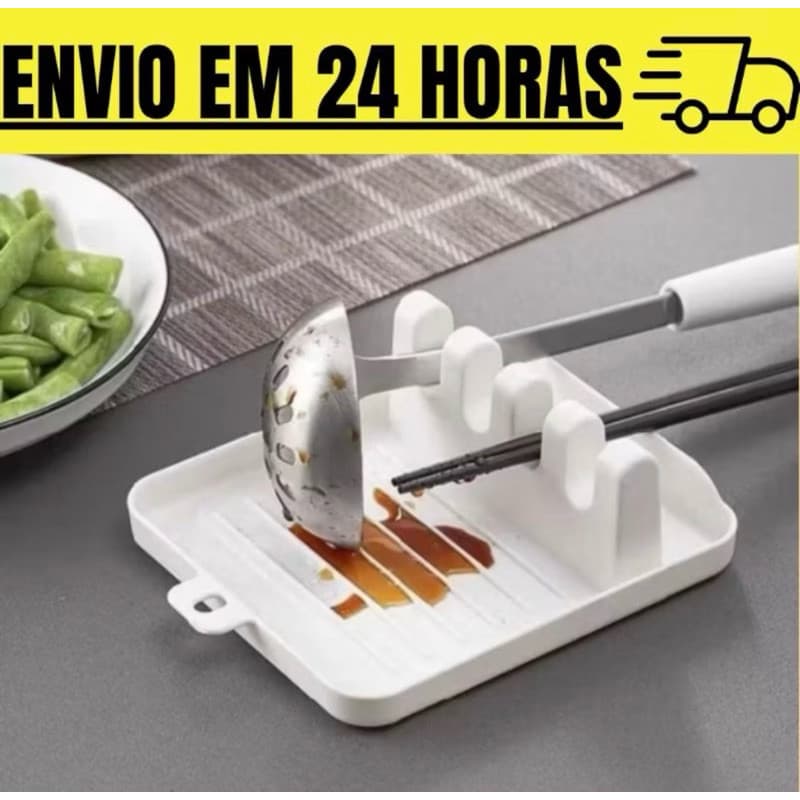 Descanso de Talheres Plástico Resistente para Cozinha