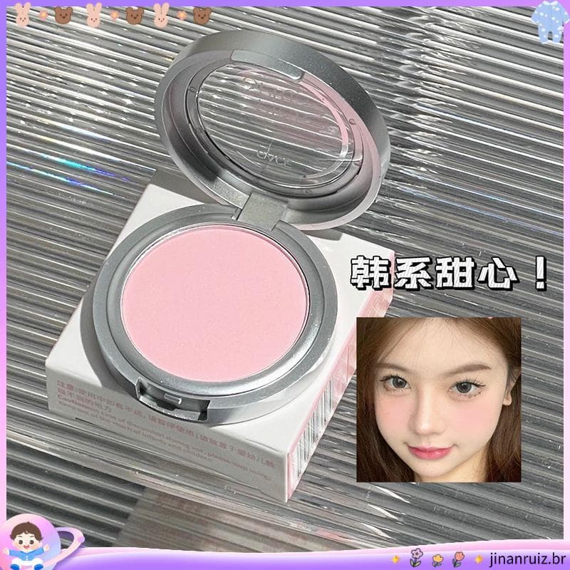 Primavera branco pêssego monocromático blush blush roxo blush em pó reparação pêssego fosco brilho Natural novo estilo e