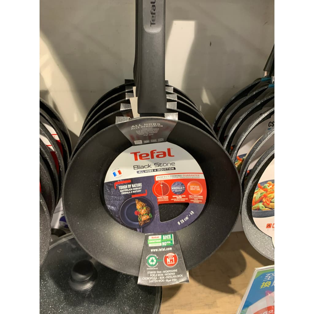 Original autêntico importado francês tefal tefal 28cm Wok frigideira 26cm frigideira 24cm antiaderente