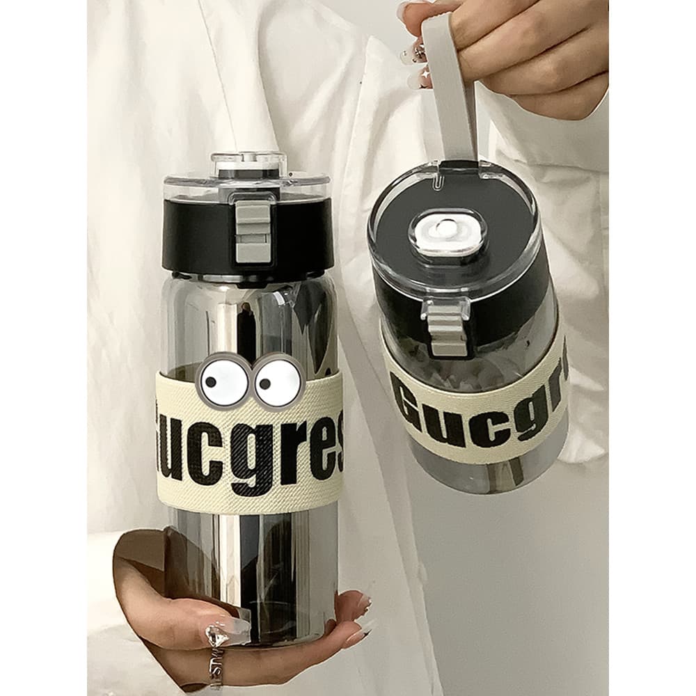 Copo de separação de água de chá masculino grande capacidade de vidro de borosilicato copo de água feminino Takeaway car