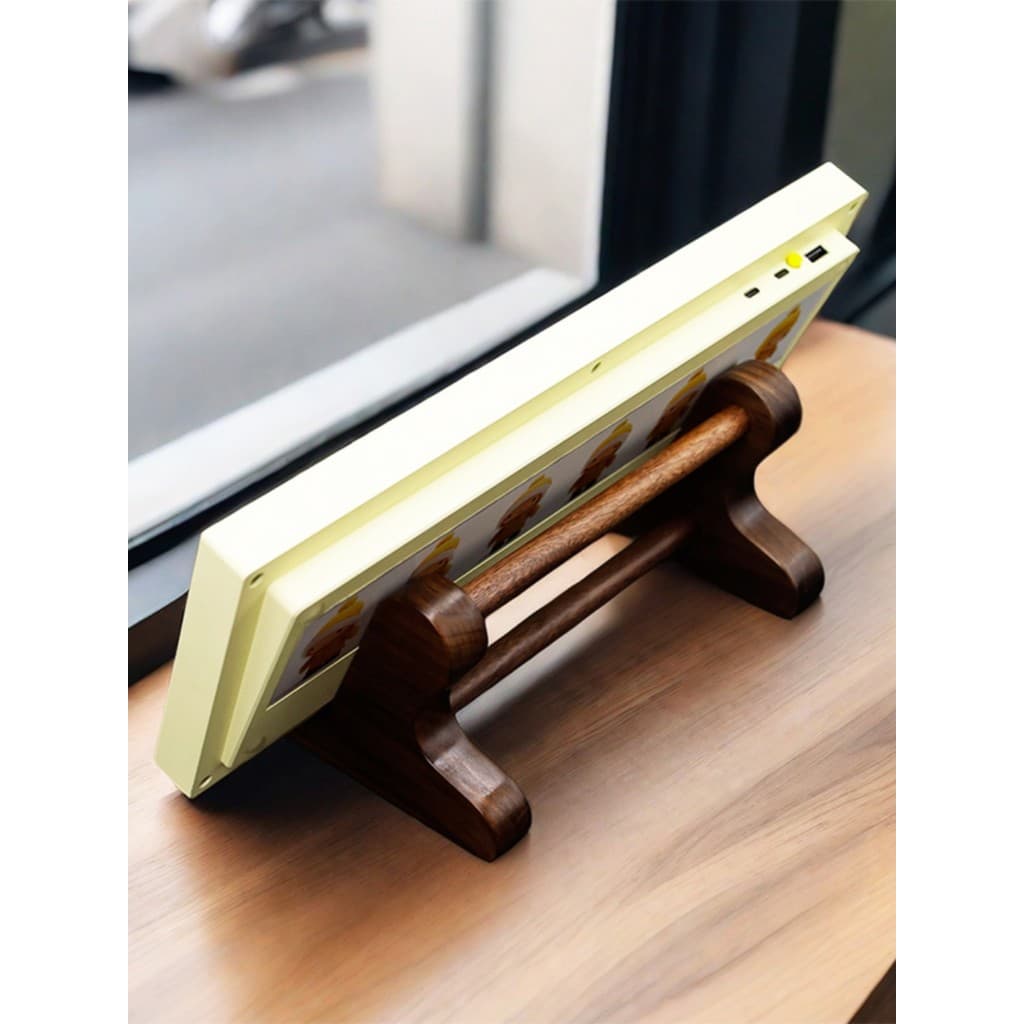 Suporte de mesa para teclado, nogueira, madeira sólida, teclado mecânico, descanso de mão, Base, expositor, Rack de arma