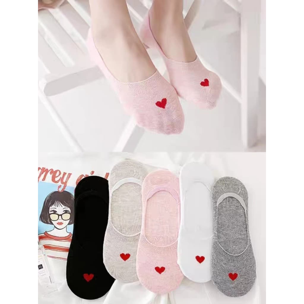 Amor barco meias senhoras Silicone antiderrapante ultra-curto invisível meias verão ultra-fino verão meias finas All-Mat