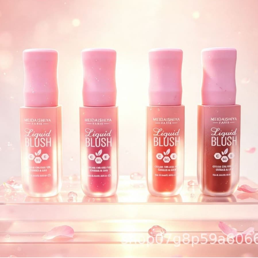 Batom e Blush Hidratante 2 em 1 Water Glow