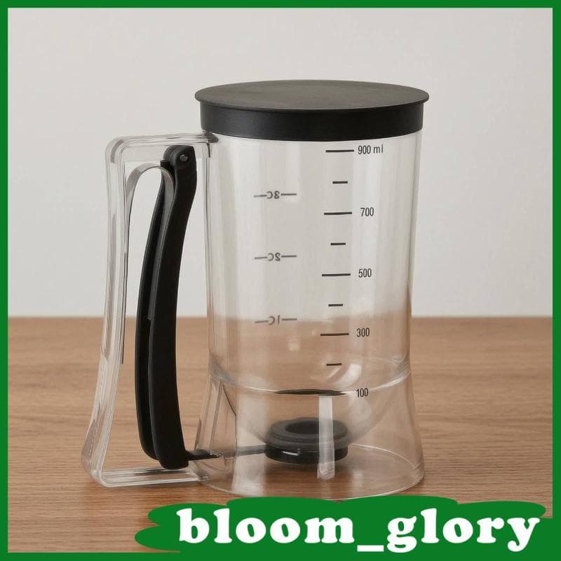 [Bloom_glory] Dispensador De Massa De Cozinha , Copo Medidor , Fácil Derramamento , Ferramenta Manual Para Panqueca , Mi