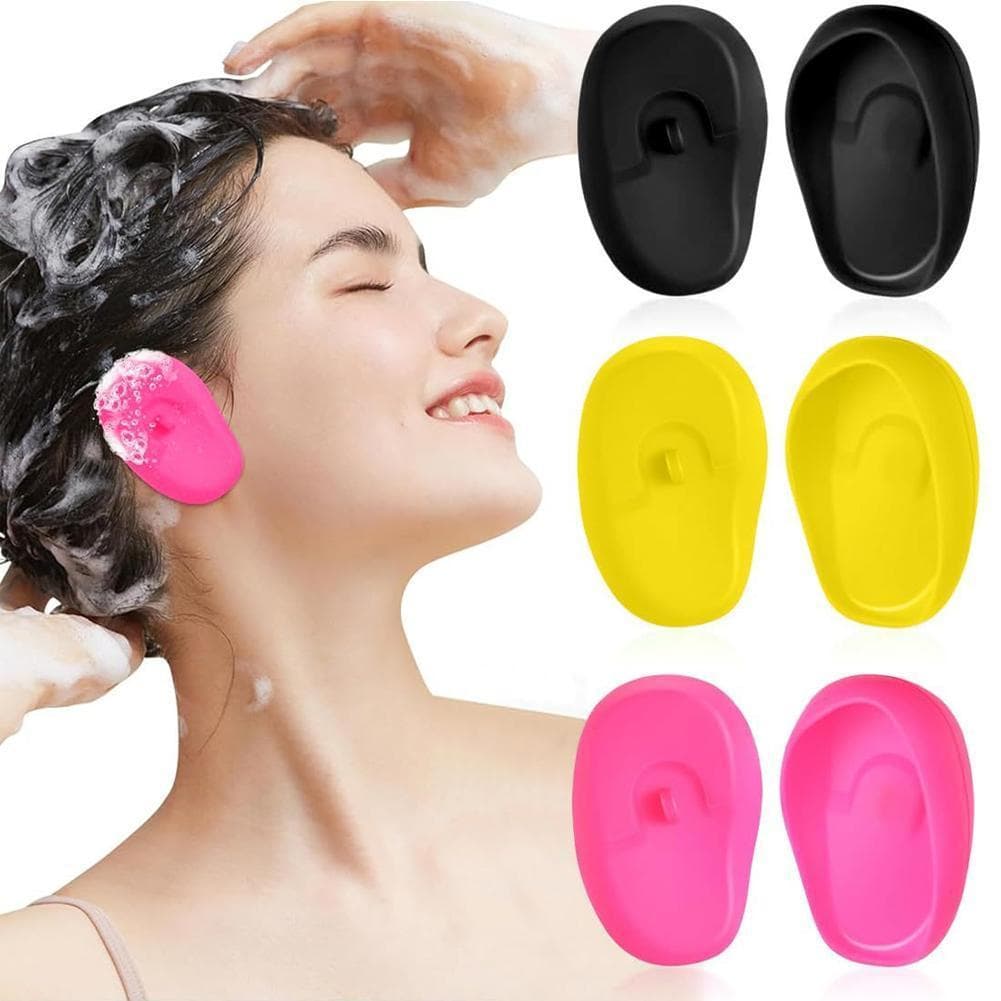 Capa De Silicone Para Os Ouvidos , Cuidados Com Lindo Chuveiro , Protetor De Ouvido Viagem , Cor E1P0
