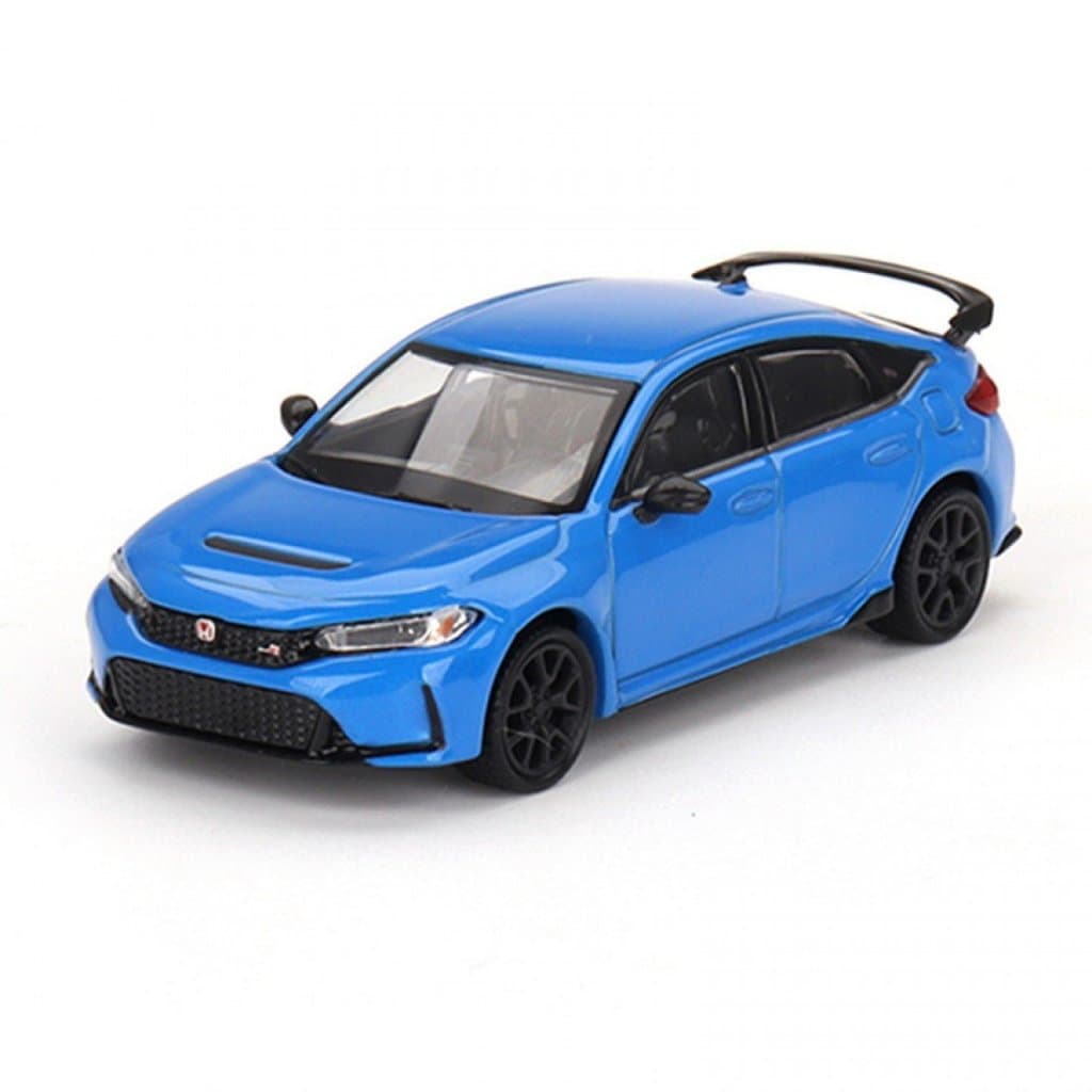 Mini GT MGT00637-R 637 1/64 HONDA CIVIC Tipo FL5 BOOST Azul Pérola 2023 RHD DIECAST Escala Modelo Carro