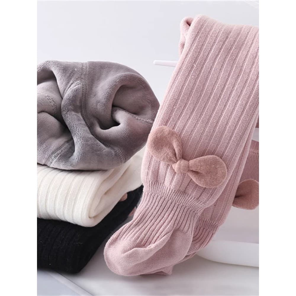 Meninas outono inverno forro de lã engrossado meia-calça bebê menina meias de dança quente bebê exterior usar grandes Le