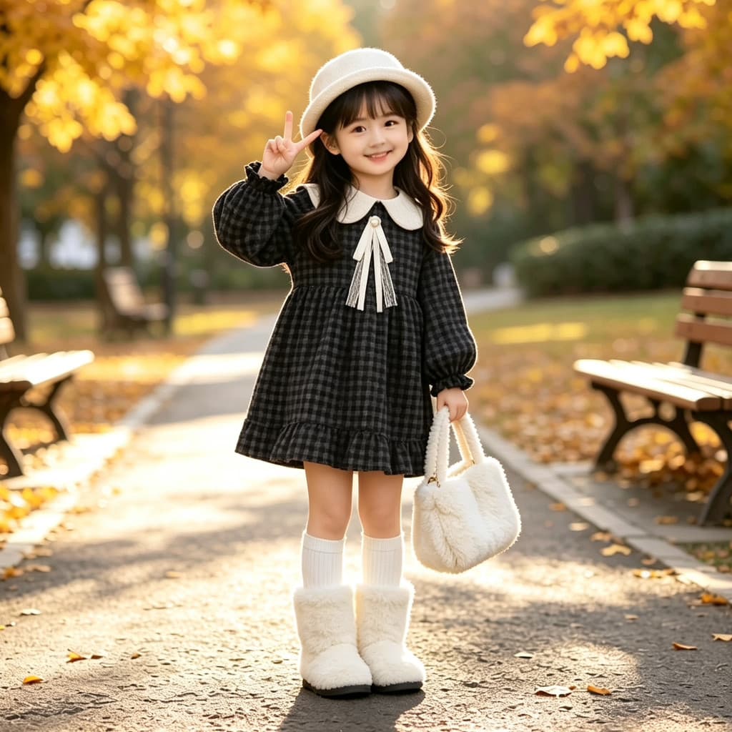Feminino bebê exterior usar macacão avental das crianças outono inverno moda bonito menina princesa saia babador comer à