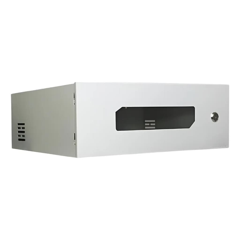 Mini Rack 15'' Branco P/ Ac Rede Roteador Internet Modem