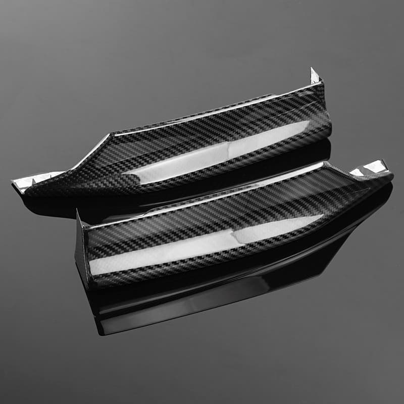 premium-Shasha 2022-2024 Subaru WRX Fibra De Carbono Guarnição Exterior Do Carro Barra Frontal Enrole Cantos Em Ambos Os