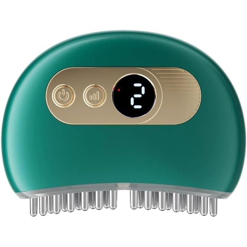 Dispositivo de beleza três em um: escova elétrica para meridianos + gua sha com compressa quente + massagem vibratória Y