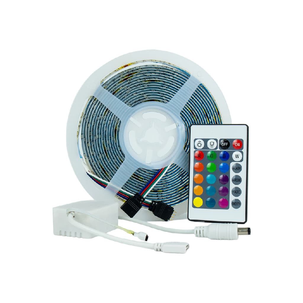 Led Strip T1 12v Rgb 3528 19w 5m