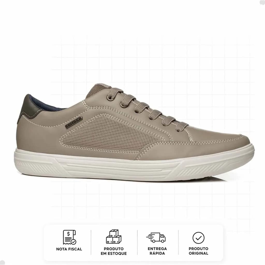 Sapatênis Masculino Pegada Social Para Trabalhar Original