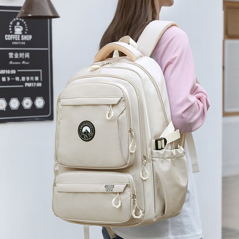 Mochila simples Premium multicamadas mochila escolar de grande capacidade para estudantes mochila de viagem ao ar livre