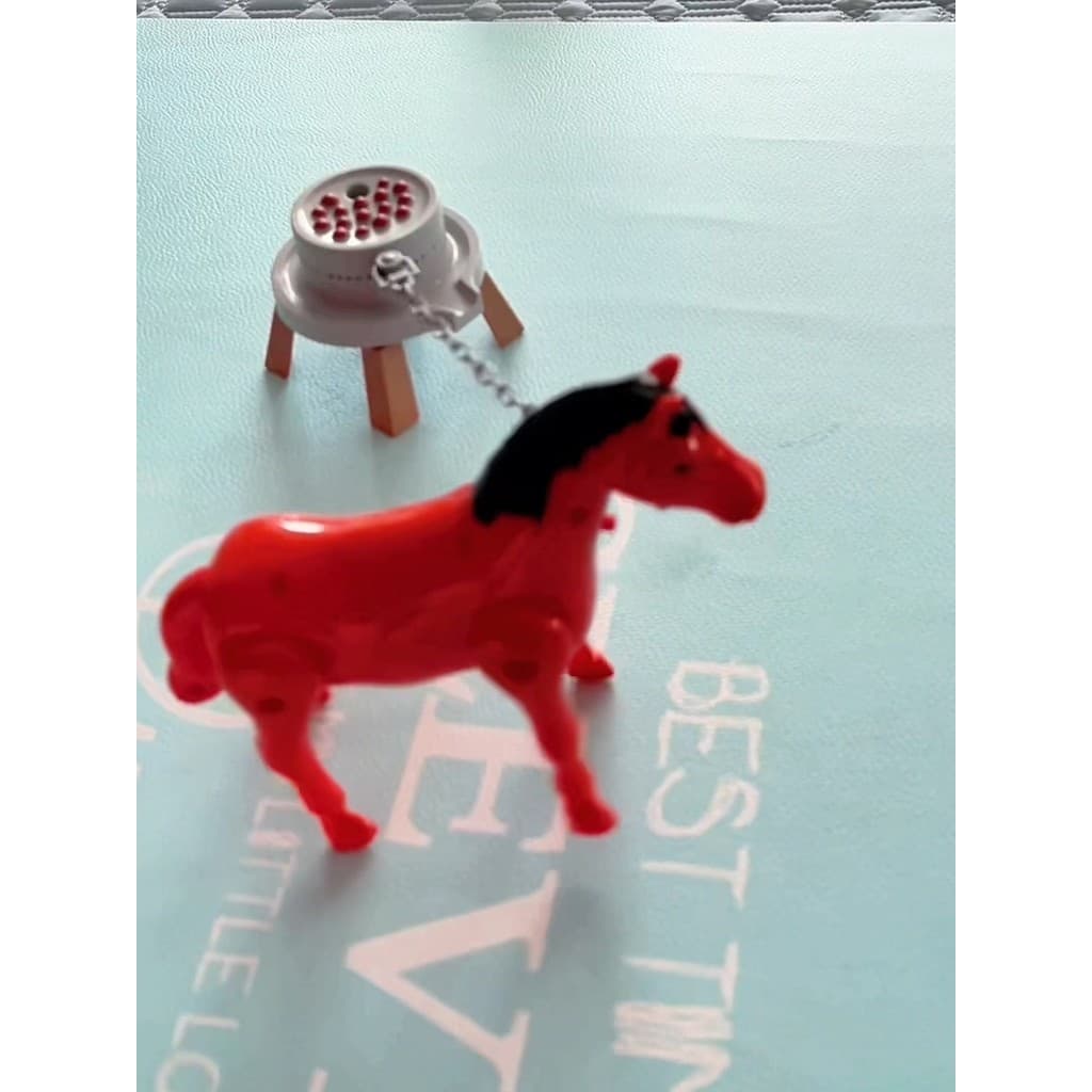 Brinquedo elétrico de cavalo Lamo, crianças podem correr em torno da pilha giratória, pequeno burro, simulação, maratona