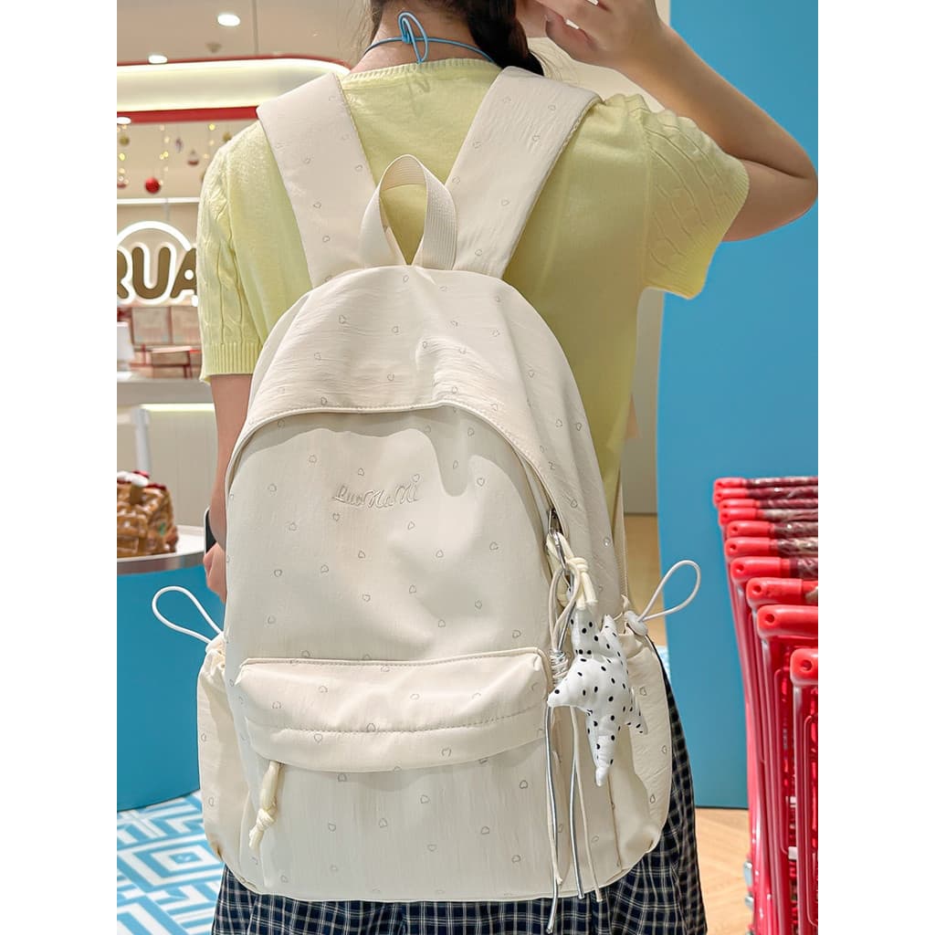2026 novo estilo mochila feminina estudantes do ensino médio de alto valor ins mochila fofa feminina viagem leve mochila