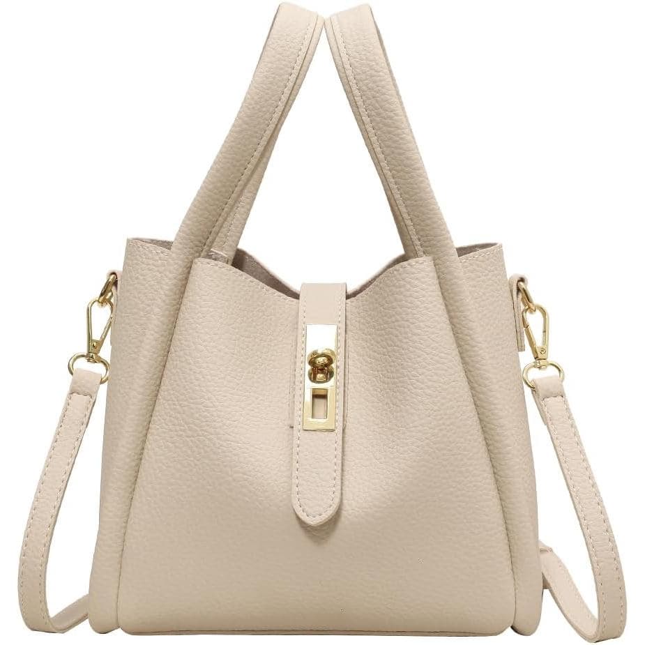 Bolsas Bucket para Mulheres - Bolsa Transversal de Couro Sintético, Bolsa de Ombro Vintage Pequena com Bolsa Interna
