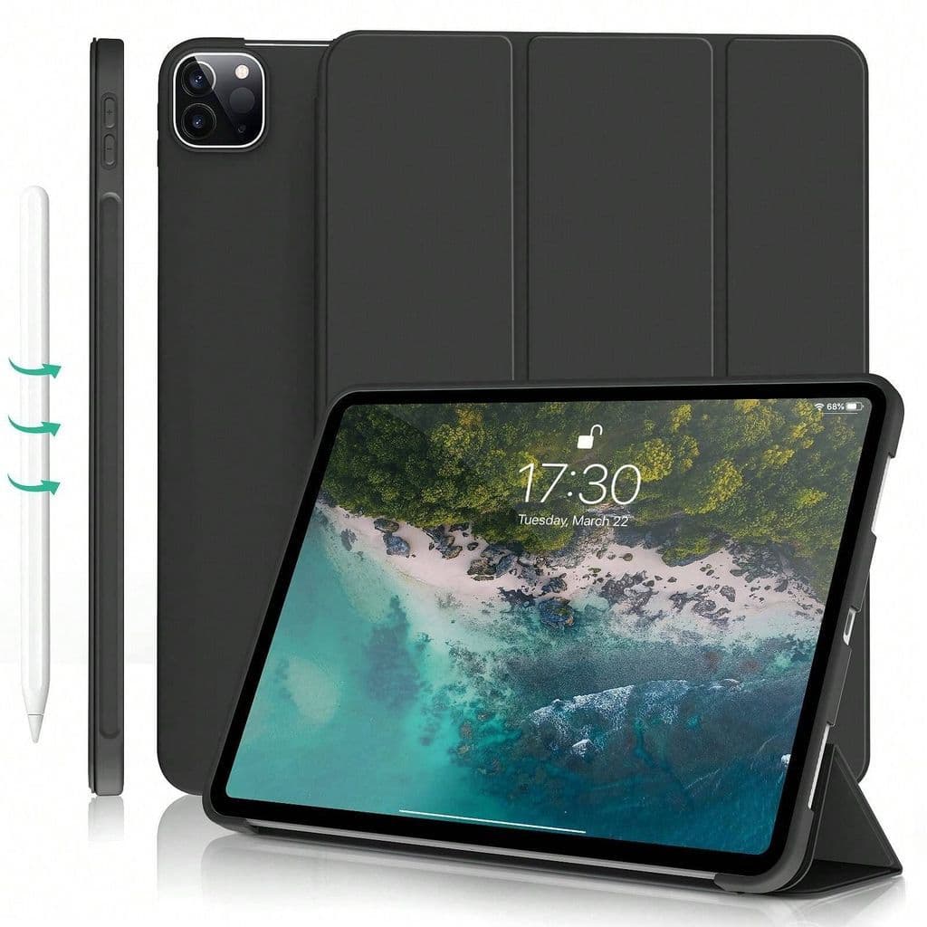 [Desconto de novo produto] Adequado para iPad34cm Silicone Pro11 Tablet Case com Wake-up Air6 Capa protetora mini4/5 Sup