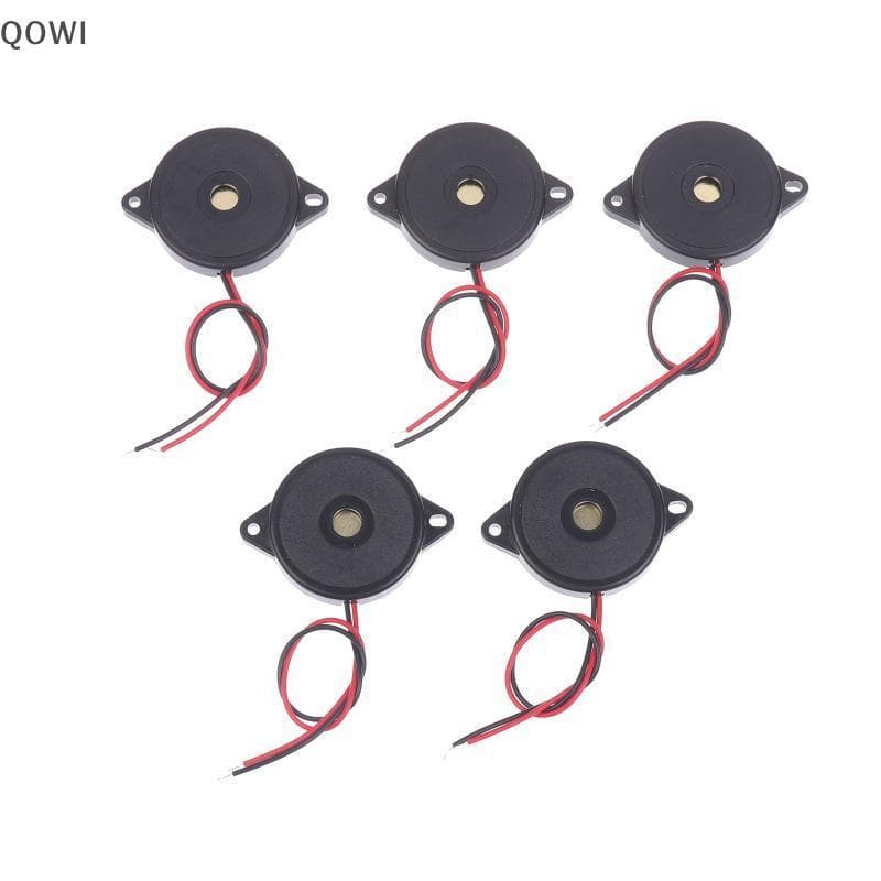 qo 5/10/15 Peças Campainha Passiva De Alto decibel Com Fio-Falante Piezoelétrico 3040 Campainhas Para Carro DIY Eletrôni
