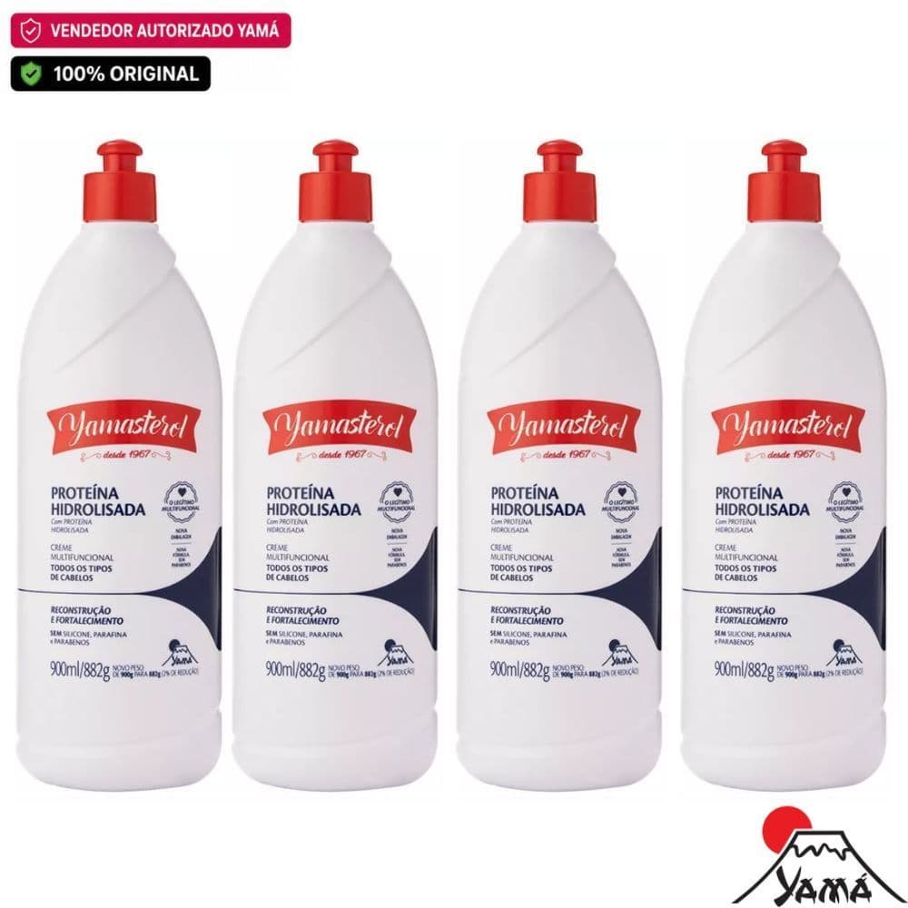Yamasterol Proteína Hidrolisada 900ml - Yamá / De 1 até 4 Unidades!